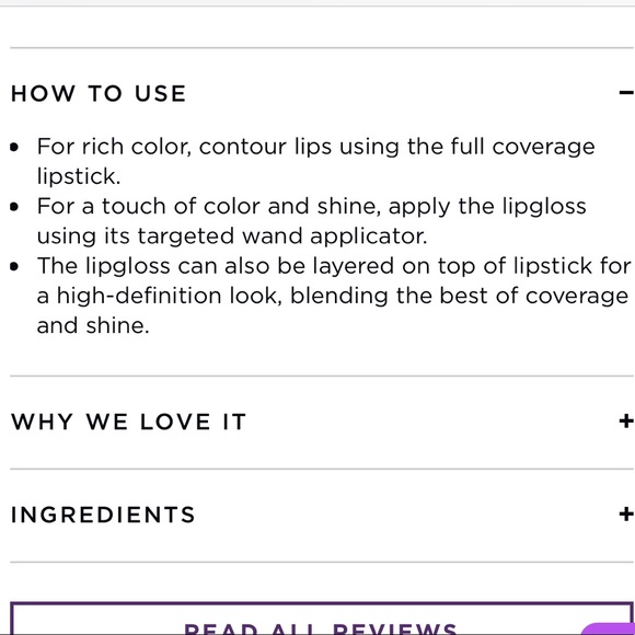 tarte- NWOB Lip Sculptor Lipstick/Lipgloss 2 in 1! - Picture 8 of 8